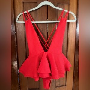 MONTCE SWIM 👙 size XS RED swim suit ✨